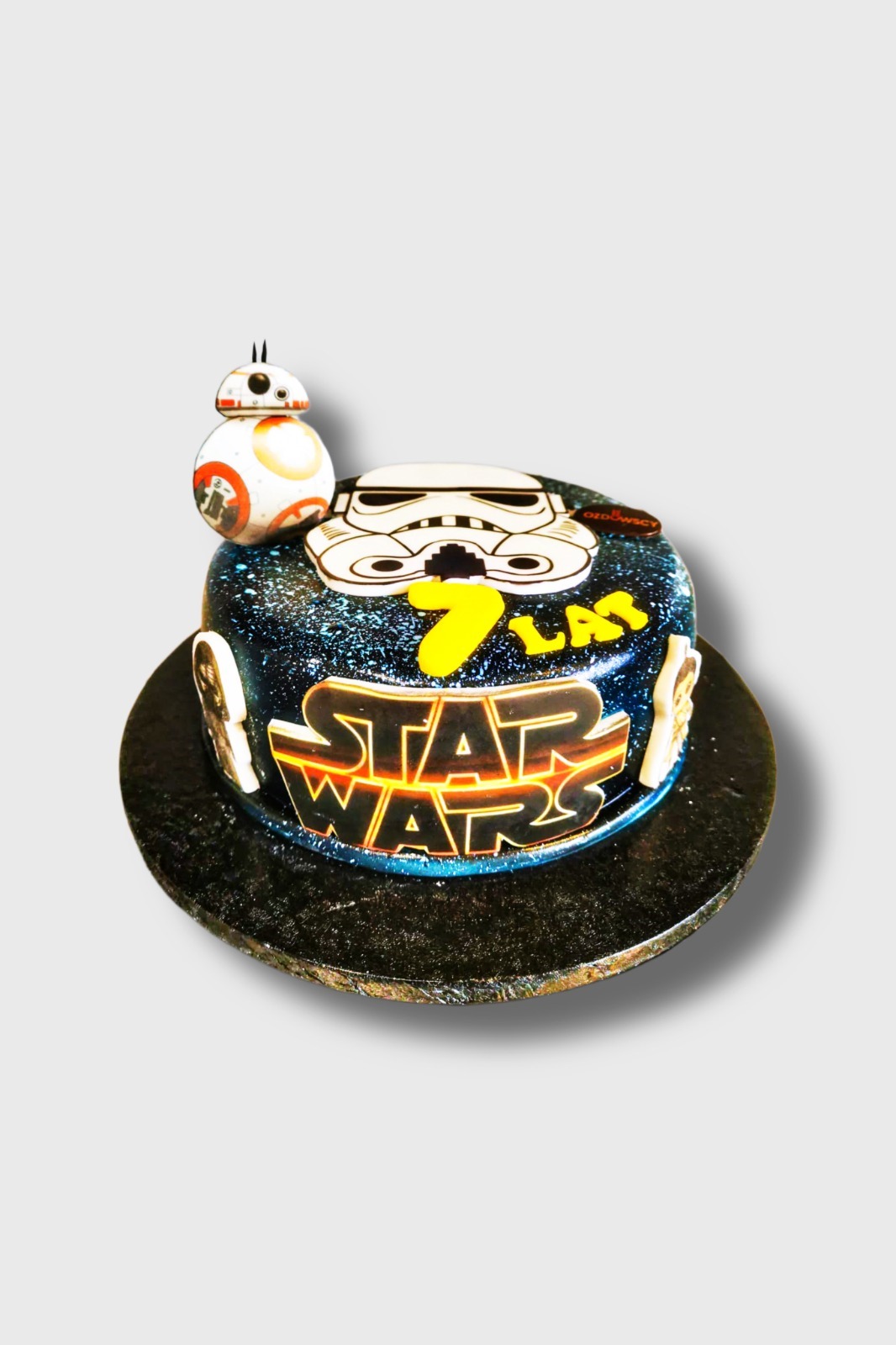 Tort urodzinowy wydruk cukrowy - Star wars