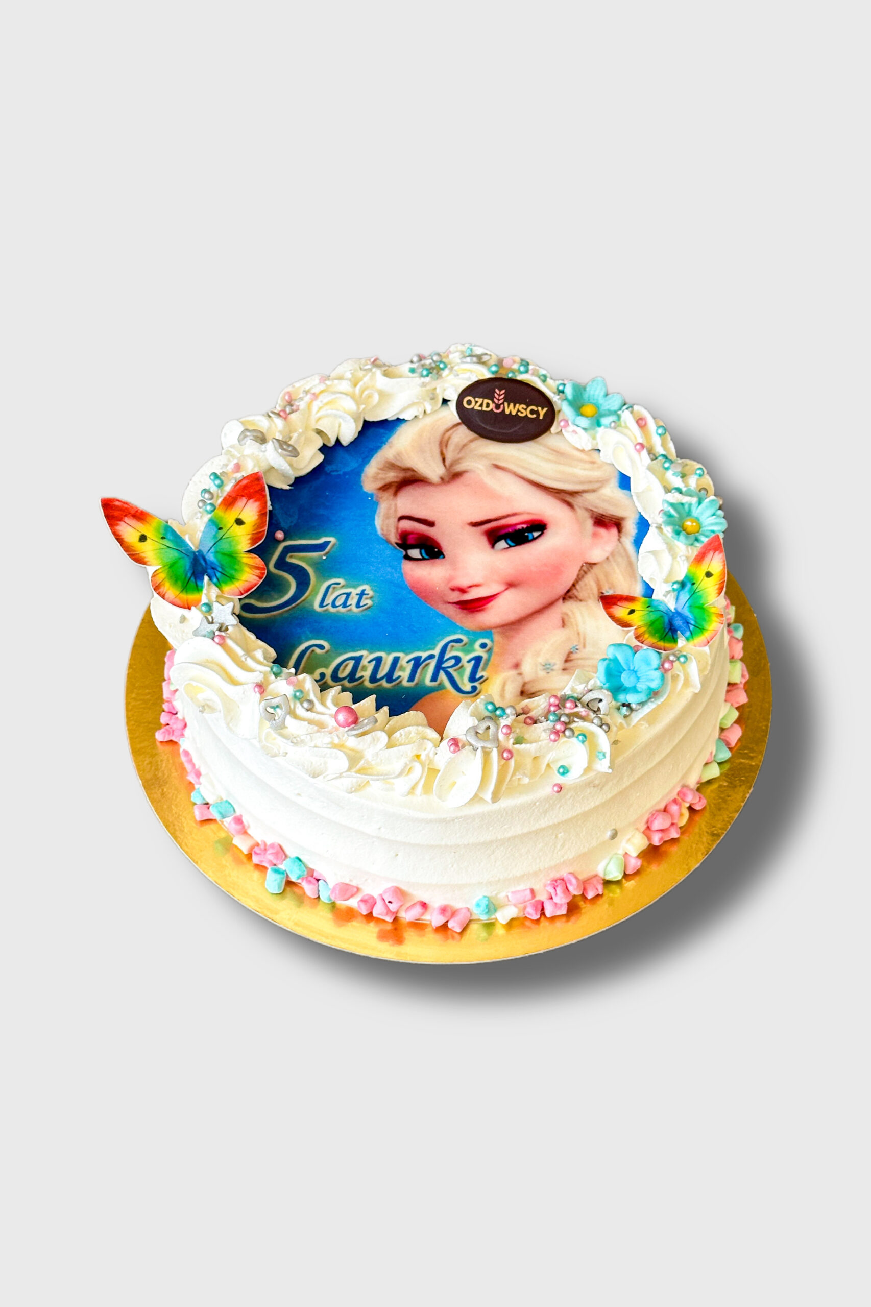 Tort urodzinowy podstawowy - Elsa opłatek