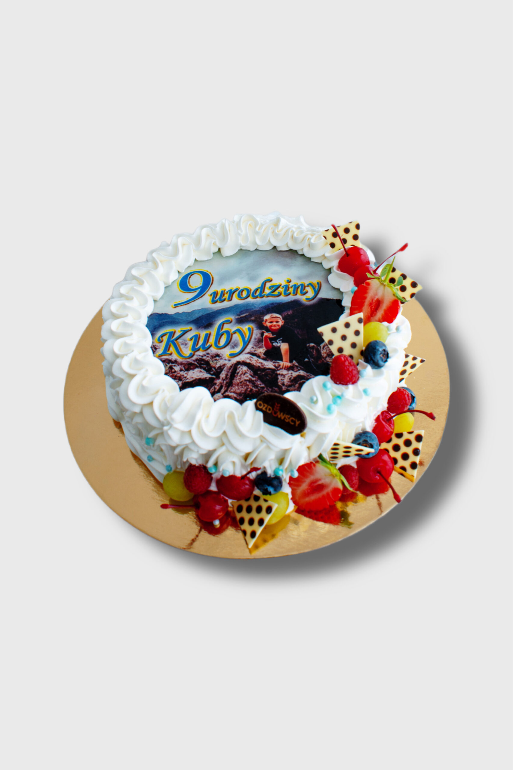 Tort urodzinowy podstawowy - Personalizowany zdjęcie